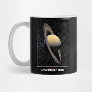 High Resolution Astronomy Cassini Arrives at Saturn Mug